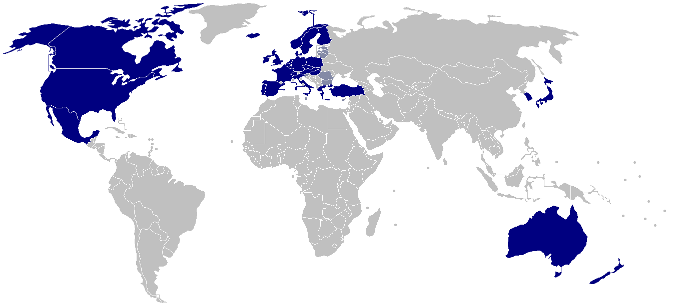 Oecd Countries Blue 1
